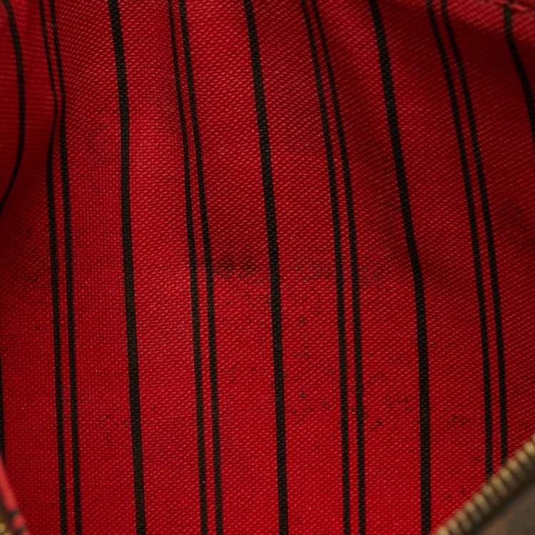 Pre Owned Louis Vuitton Damier Ebene Canvas Neverfull MM NM Bag