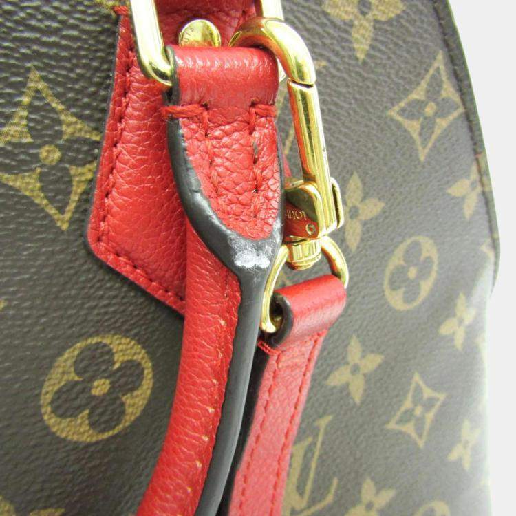 Pre Owned Louis Vuitton Brown Monogram Canvas and Leather Alma B'N'B Satchel