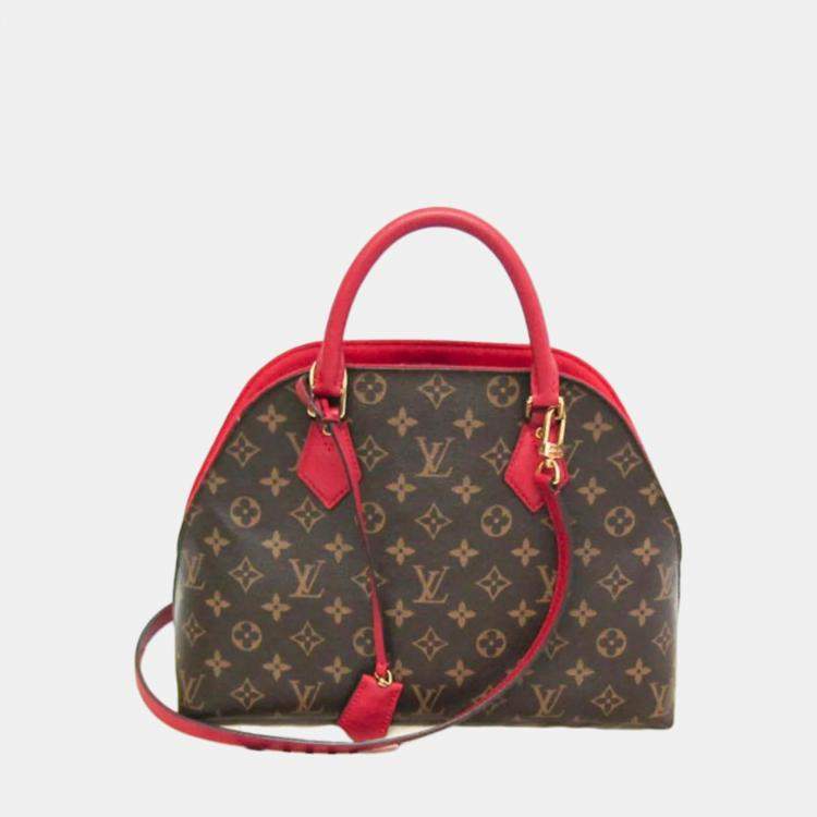 Pre Owned Louis Vuitton Brown Monogram Canvas and Leather Alma B'N'B Satchel