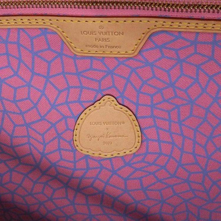 Pre Owned Louis Vuitton Brown Monogram Canvas Pumpkin Dots Neverfull MM Tote Bag