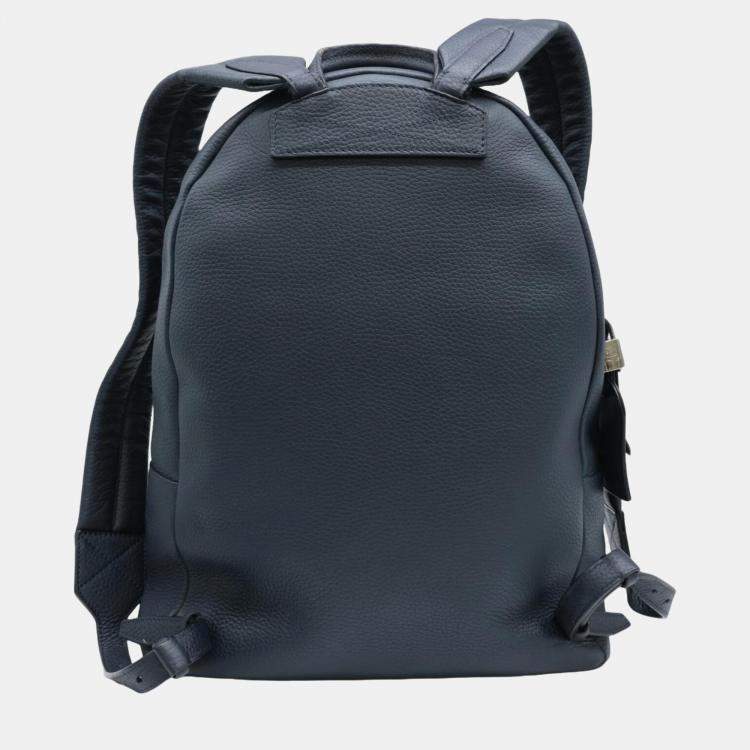 Pre Owned Louis Vuitton Dark Navy Blue Leather Armand Backpack