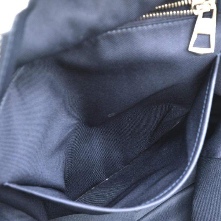 Pre Owned Louis Vuitton Dark Navy Blue Leather Armand Backpack
