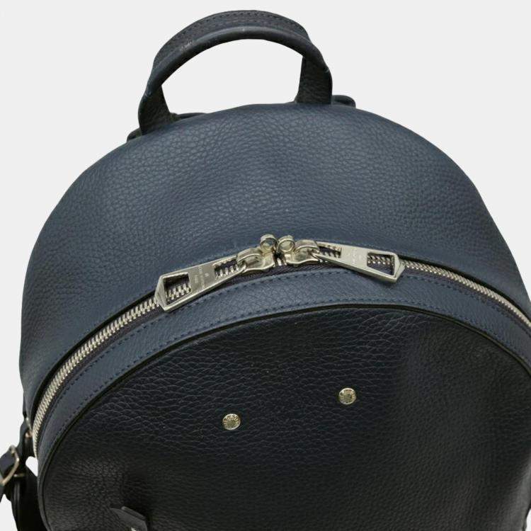 Pre Owned Louis Vuitton Dark Navy Blue Leather Armand Backpack