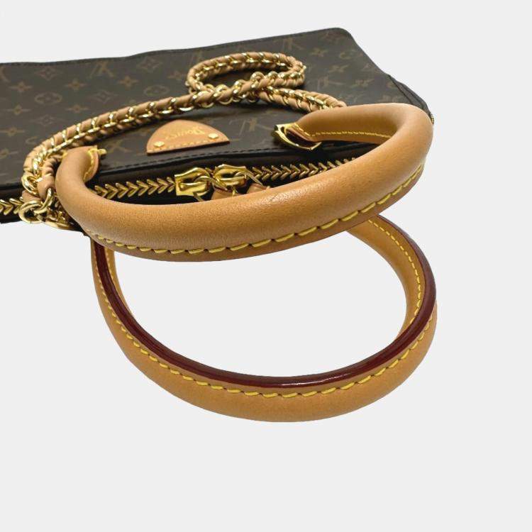 Pre Owned Louis Vuitton Brown Monogram Canvas Moon Alma Satchel
