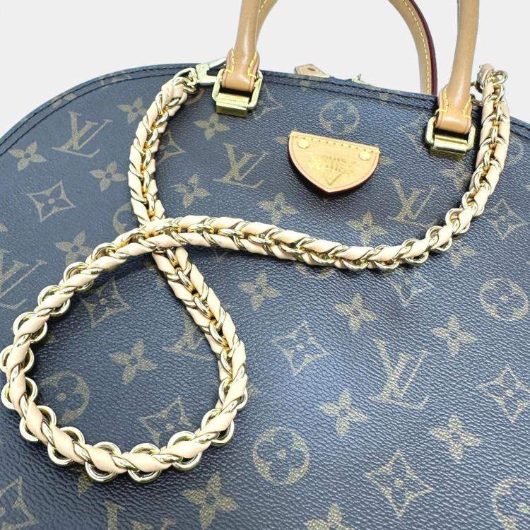 Pre Owned Louis Vuitton Brown Monogram Canvas Moon Alma Satchel