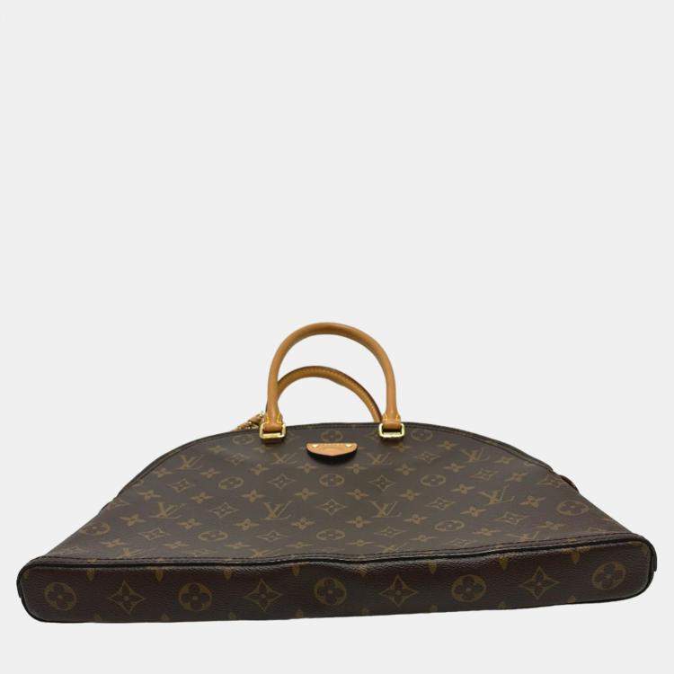 Pre Owned Louis Vuitton Brown Monogram Canvas Moon Alma Satchel