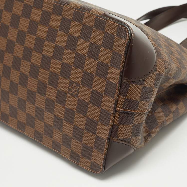 Pre Owned Louis Vuitton Damier Ebene Canvas Hampstead PM Bag