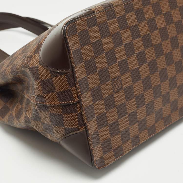 Pre Owned Louis Vuitton Damier Ebene Canvas Hampstead PM Bag