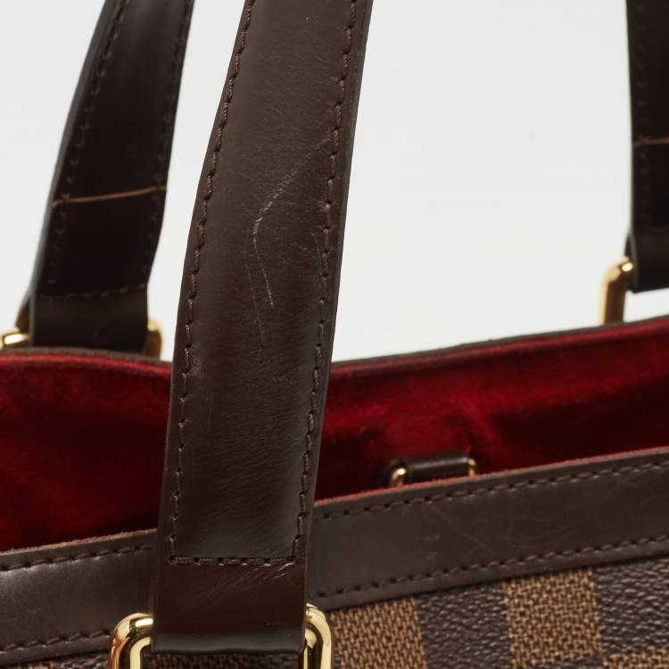Pre Owned Louis Vuitton Damier Ebene Canvas Hampstead PM Bag