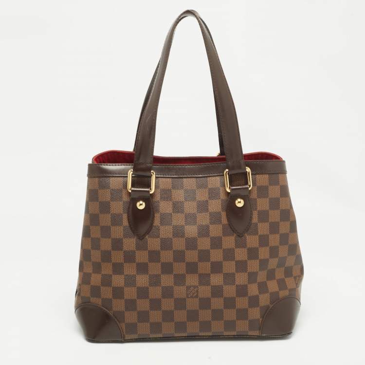 Pre Owned Louis Vuitton Damier Ebene Canvas Hampstead PM Bag