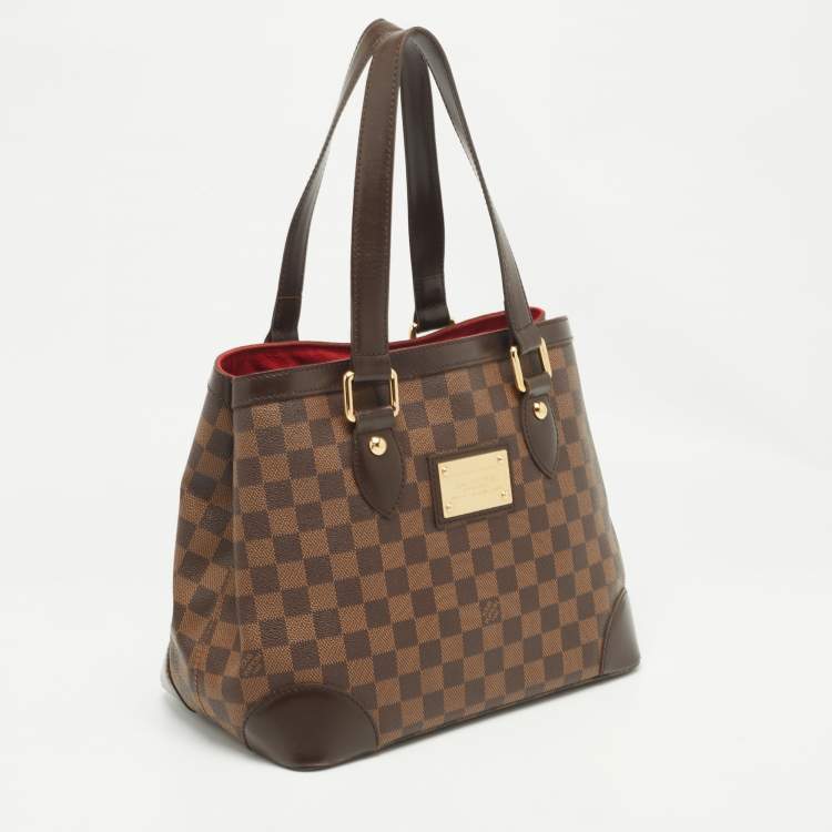 Pre Owned Louis Vuitton Damier Ebene Canvas Hampstead PM Bag