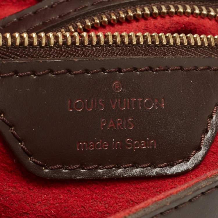 Pre Owned Louis Vuitton Damier Ebene Canvas Hampstead PM Bag