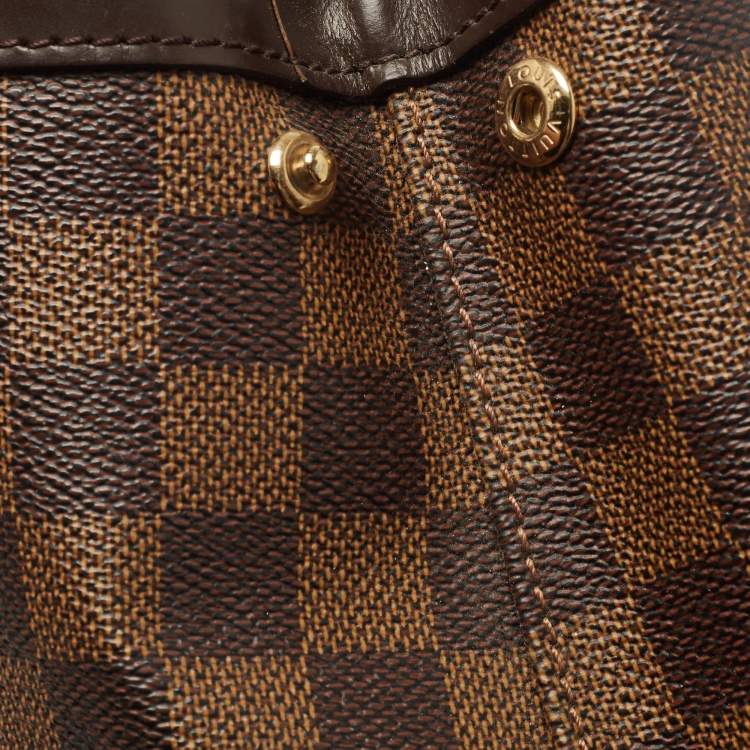 Pre Owned Louis Vuitton Damier Ebene Canvas Hampstead PM Bag
