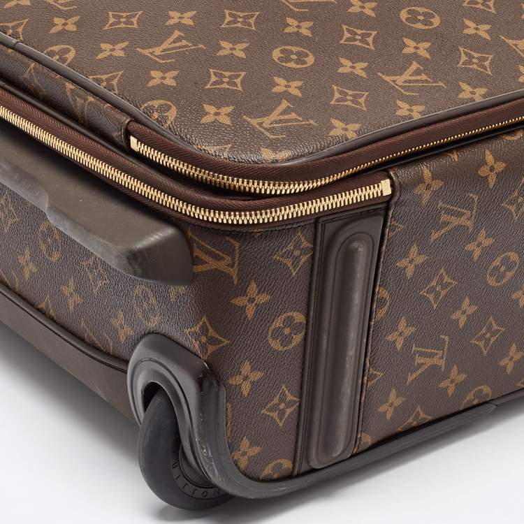 Pre Owned Louis Vuitton Monogram Canvas Business Pegase Legere 55 Luggage