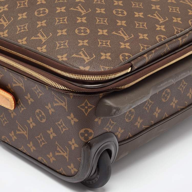 Pre Owned Louis Vuitton Monogram Canvas Business Pegase Legere 55 Luggage