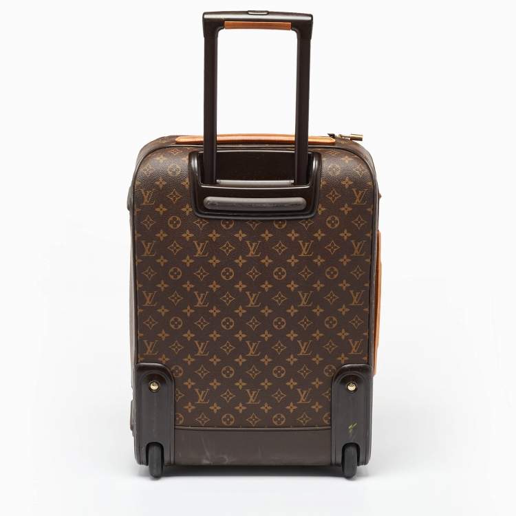 Pre Owned Louis Vuitton Monogram Canvas Business Pegase Legere 55 Luggage