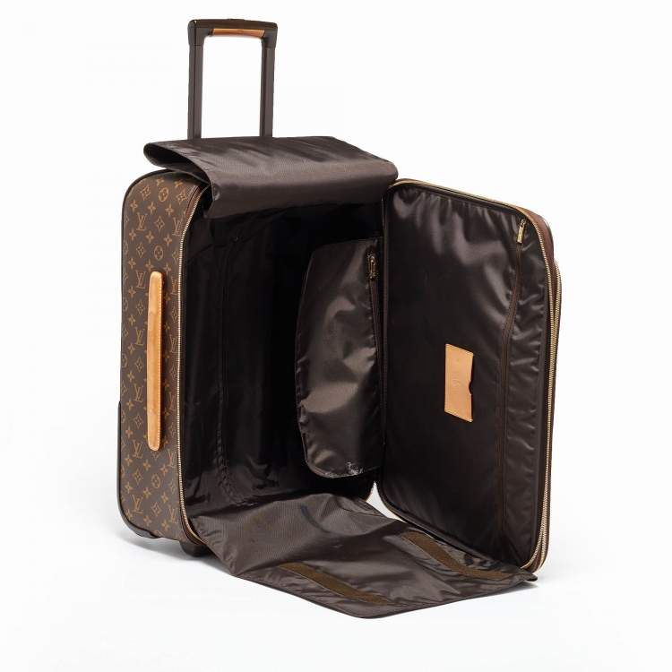 Pre Owned Louis Vuitton Monogram Canvas Business Pegase Legere 55 Luggage