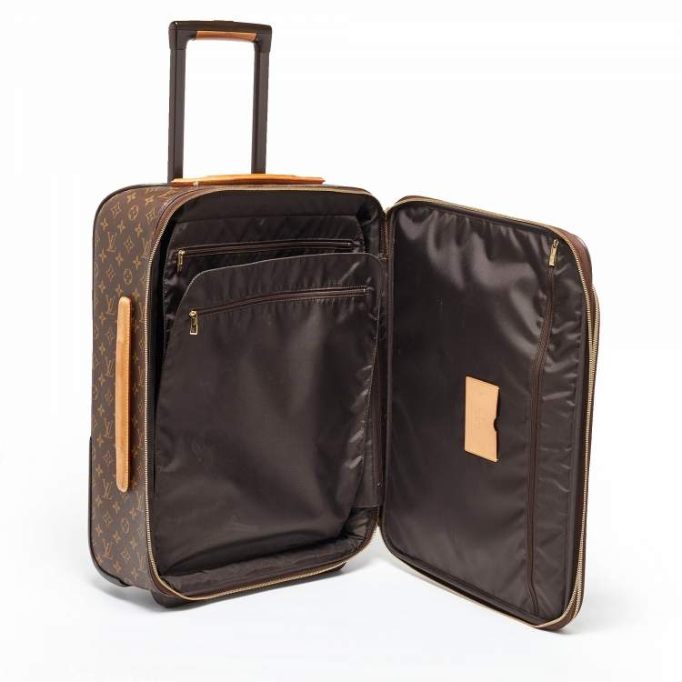 Pre Owned Louis Vuitton Monogram Canvas Business Pegase Legere 55 Luggage