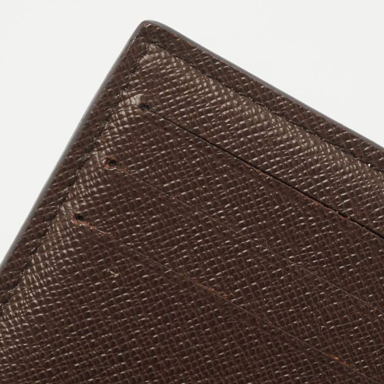 Pre Owned Louis Vuitton Damier Ebene Canvas Anais Wallet