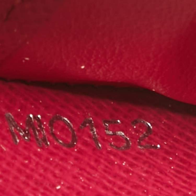 Pre Owned Louis Vuitton Fuchsia Epi Leather Zippy Wallet