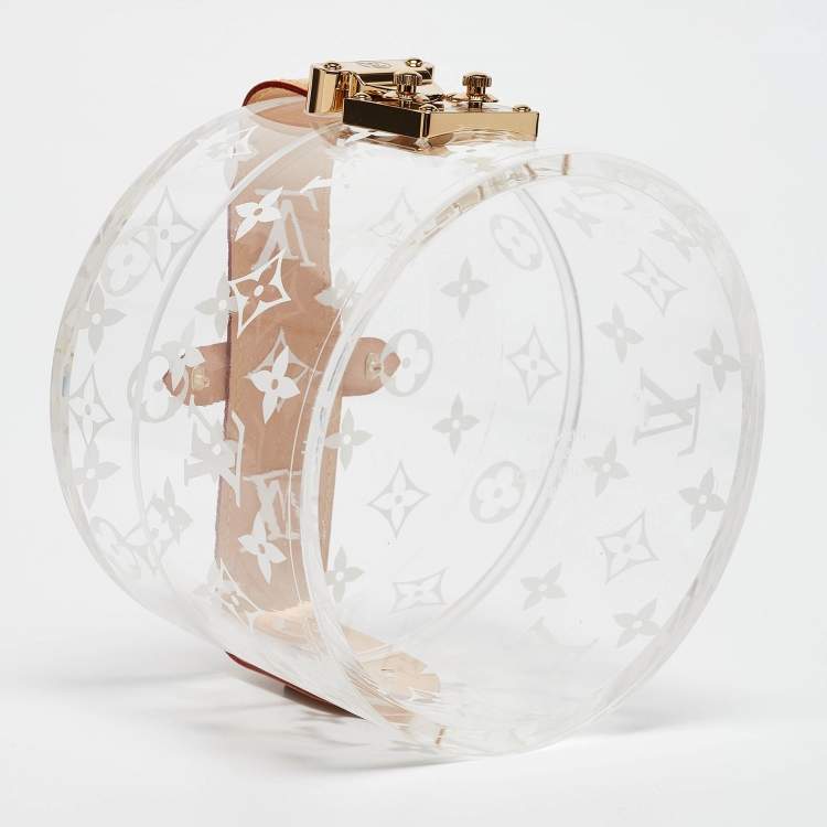 Pre Owned Louis Vuitton Monogram Plexiglass Box Scott 