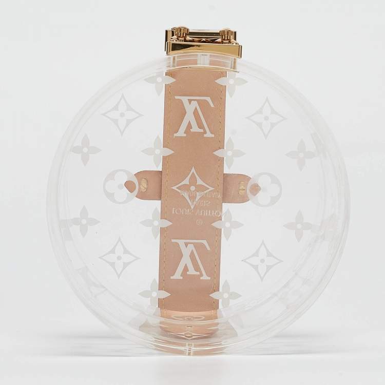 Pre Owned Louis Vuitton Monogram Plexiglass Box Scott 