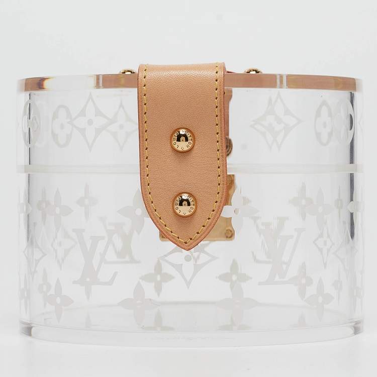 Pre Owned Louis Vuitton Monogram Plexiglass Box Scott 