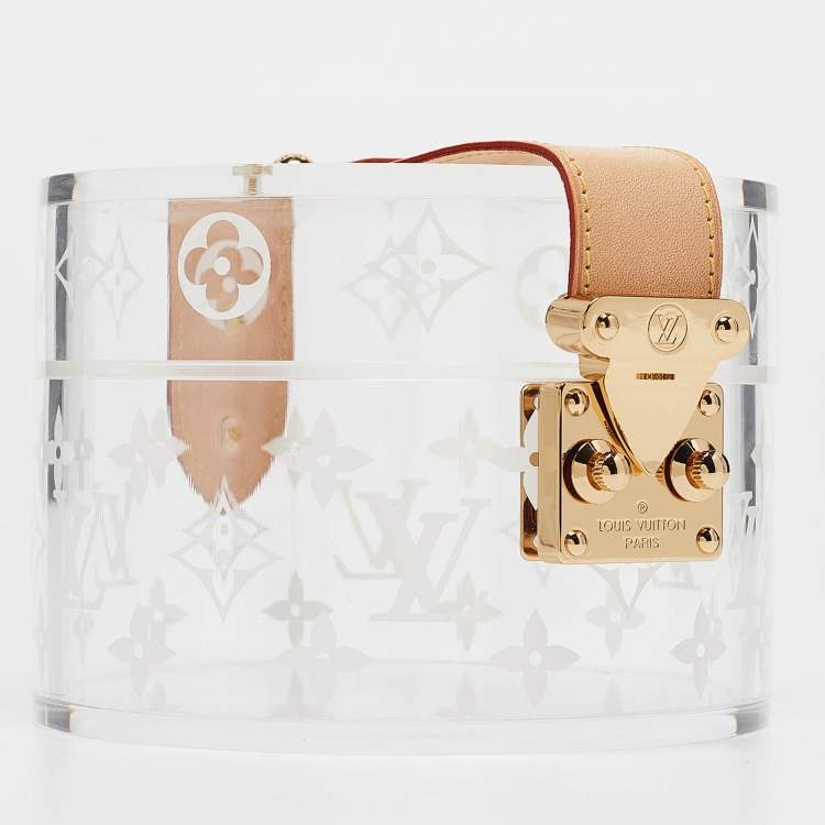 Pre Owned Louis Vuitton Monogram Plexiglass Box Scott 