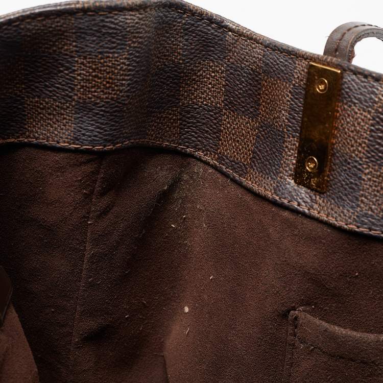 Pre Owned Louis Vuitton Damier Ebene Canvas Marylebone GM Bag