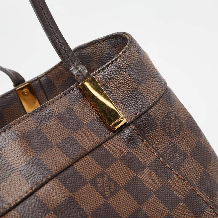 Pre Owned Louis Vuitton Damier Ebene Canvas Marylebone GM Bag