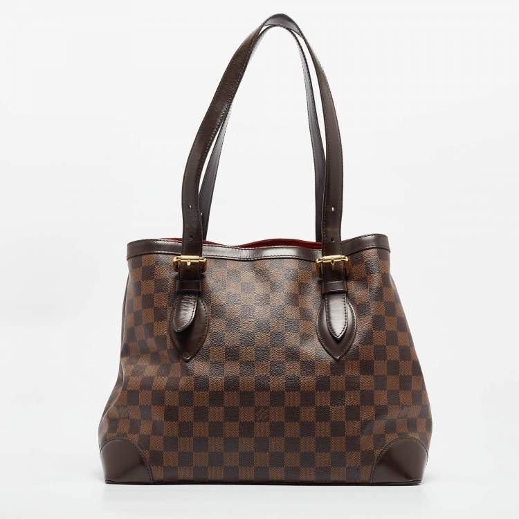 Pre Owned Louis Vuitton Damier Ebene Canvas Hampstead MM Bag
