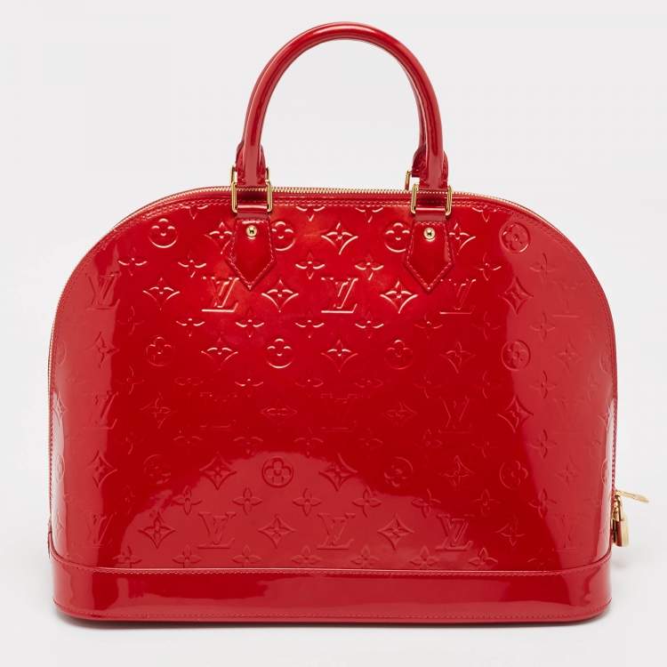 مملوكة مسبقًا Louis Vuitton Pomme D’amour Monogram Vernis Alma GM Bag