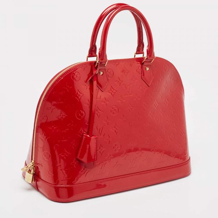 مملوكة مسبقًا Louis Vuitton Pomme D’amour Monogram Vernis Alma GM Bag