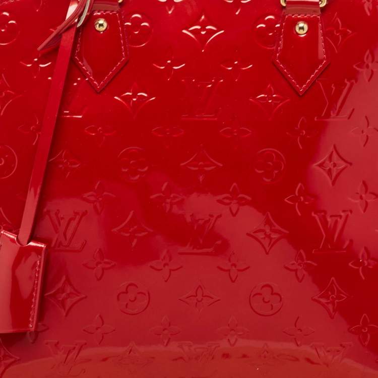 مملوكة مسبقًا Louis Vuitton Pomme D’amour Monogram Vernis Alma GM Bag