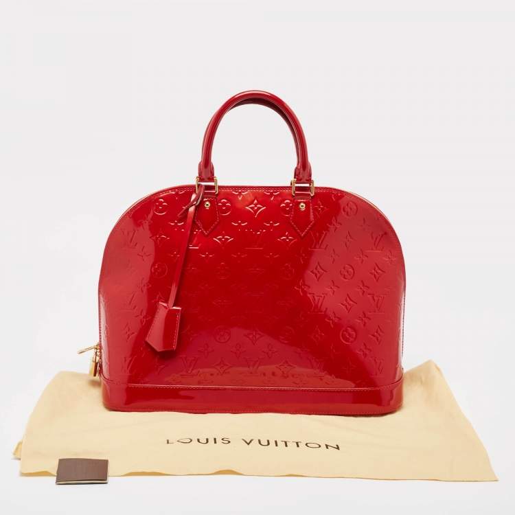 مملوكة مسبقًا Louis Vuitton Pomme D’amour Monogram Vernis Alma GM Bag