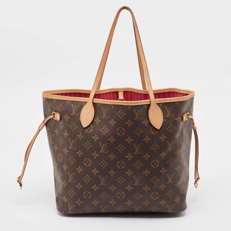 Pre Owned Louis Vuitton Monogram Canvas Neverfull MM Bag