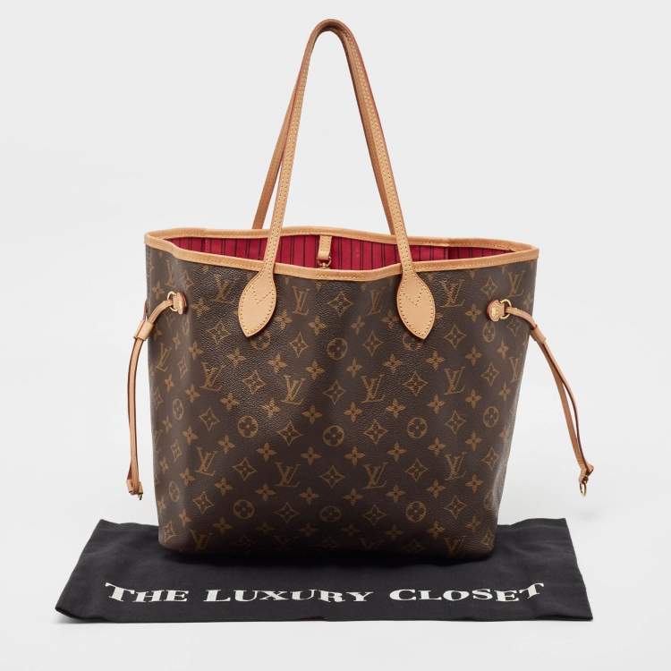 Pre Owned Louis Vuitton Monogram Canvas Neverfull MM Bag