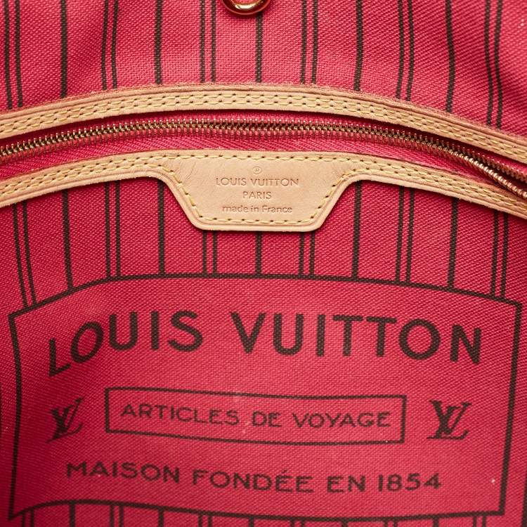Pre Owned Louis Vuitton Monogram Canvas Neverfull MM Bag