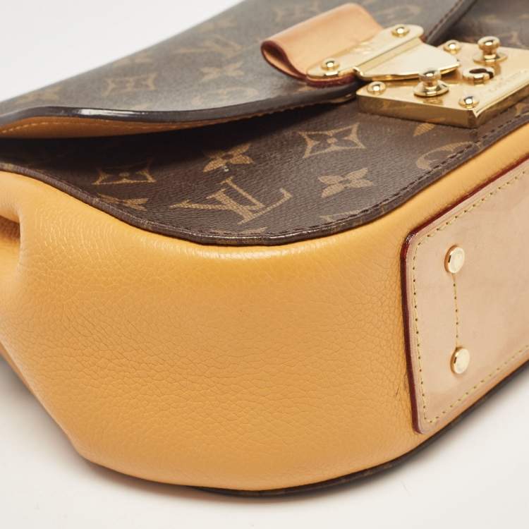 Pre Owned Louis Vuitton Safran Monogram Canvas Eden PM Bag