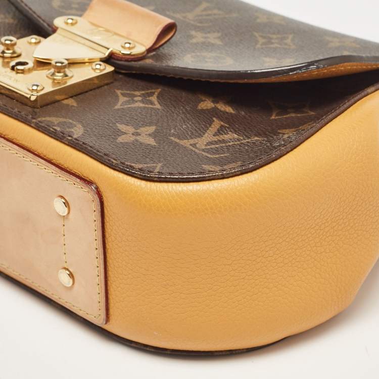 Pre Owned Louis Vuitton Safran Monogram Canvas Eden PM Bag