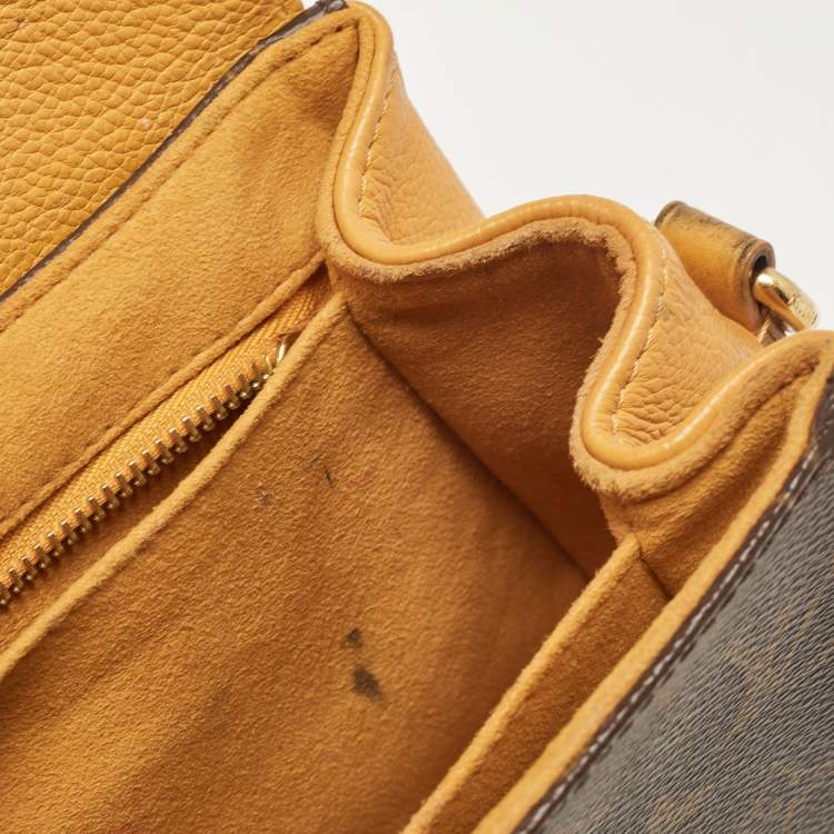 Pre Owned Louis Vuitton Safran Monogram Canvas Eden PM Bag