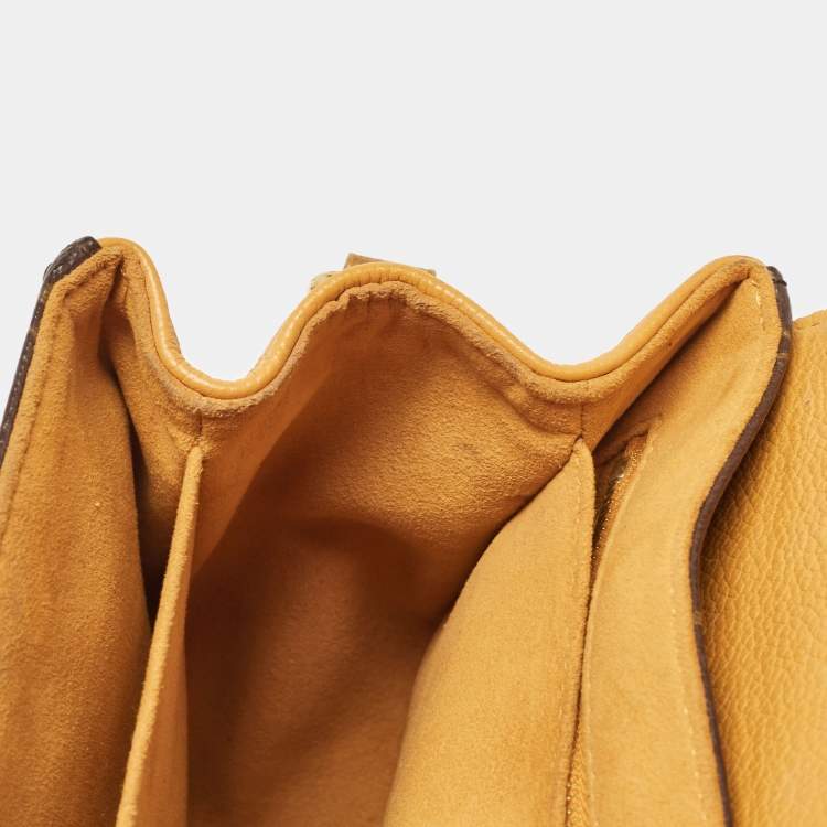 Pre Owned Louis Vuitton Safran Monogram Canvas Eden PM Bag