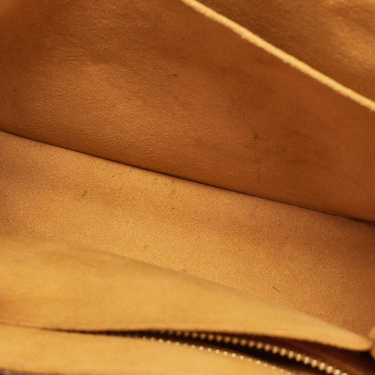 Pre Owned Louis Vuitton Safran Monogram Canvas Eden PM Bag