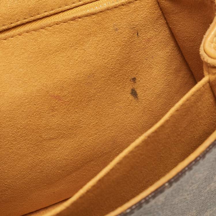 Pre Owned Louis Vuitton Safran Monogram Canvas Eden PM Bag