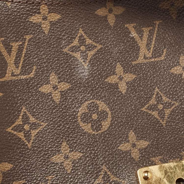 Pre Owned Louis Vuitton Safran Monogram Canvas Eden PM Bag