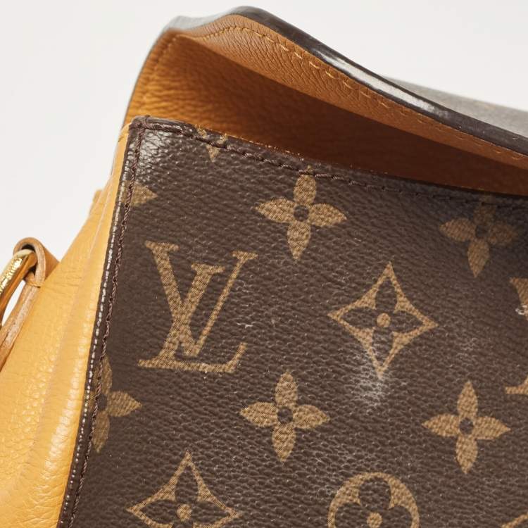 Pre Owned Louis Vuitton Safran Monogram Canvas Eden PM Bag