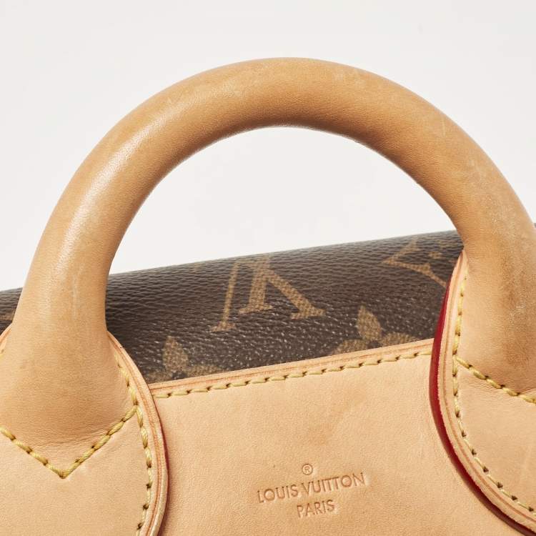 Pre Owned Louis Vuitton Safran Monogram Canvas Eden PM Bag