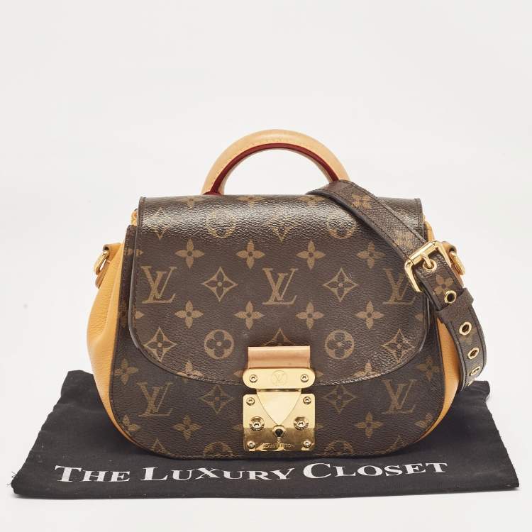 Pre Owned Louis Vuitton Safran Monogram Canvas Eden PM Bag