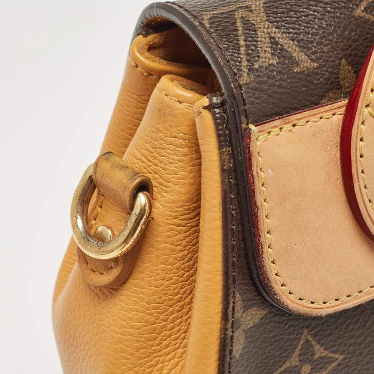 Pre Owned Louis Vuitton Safran Monogram Canvas Eden PM Bag