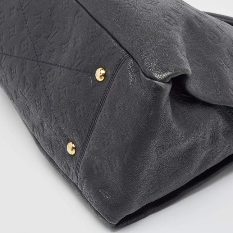 Pre Owned Louis Vuitton Bleu Infini Monogram Empreinte Leather Artsy MM Bag